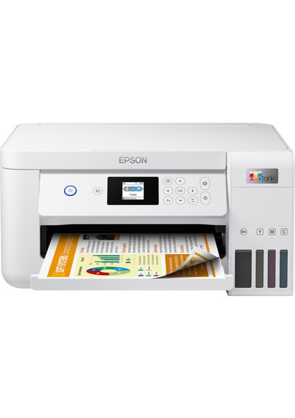 EcoTank L4266 Tarayıcı + Fotokopi + Wi-Fi Direct + AirPrint Mürekkep Tanklı Yazıcı