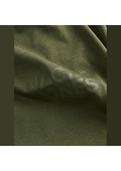 Erkek Bisiklet Yaka Logolu Tisört - Corplogo