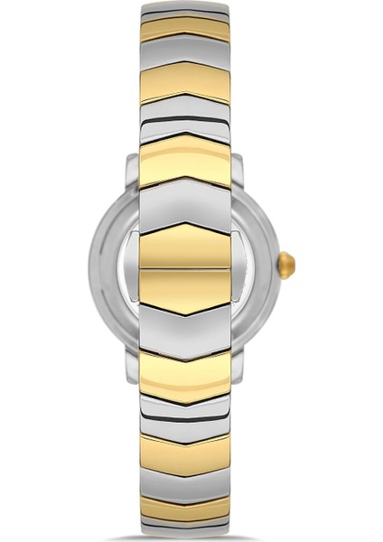 Sarı ve Gümüş Çelik Kordon Kadın Kol Saati FL43009A-D modelleri