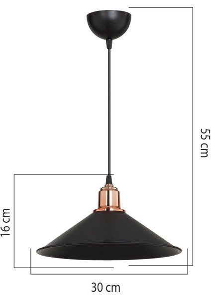 Siyah Sarkıt Avize Salon Mutfak Koridor Yatak Odası Lamba fırsatları