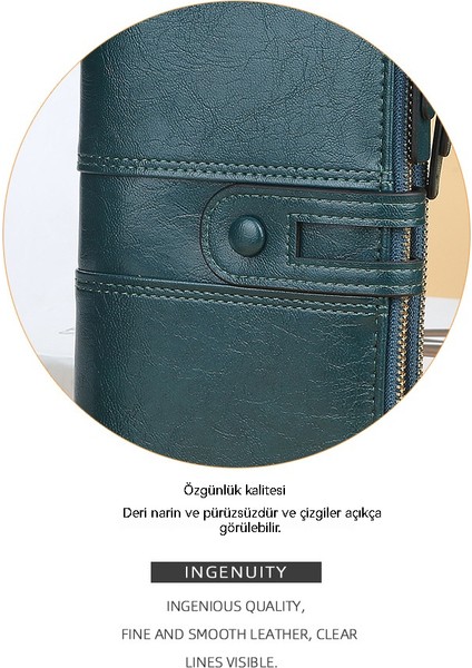 Kadınlar Uzun Büyük Kapasiteli Fermuar Debriyaj (Yurt Dışından) fırsatları