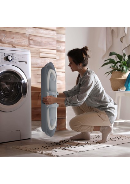 3 Parça Bebek Küvet Seti, Bebek Banyo Küveti, Katlanır Küvet 50 Litre