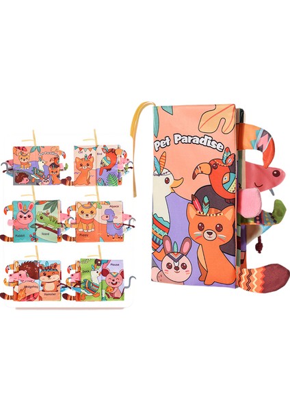 Bebek Kumaş Kitap Eğitici Oyuncak Bebek Stereo Kuyruk (Yurt Dışından)