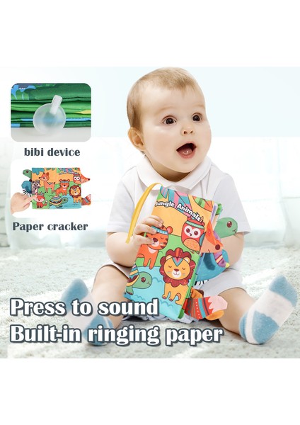 Bebek Kumaş Kitap Eğitici Oyuncak Bebek Stereo Kuyruk (Yurt Dışından)