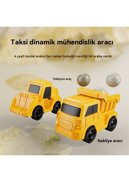 Çocuk Mühendisliği Vagon Çocuk Otomatik Üç Boyutlu Eğitici Oyuncak (Yurt Dışından)