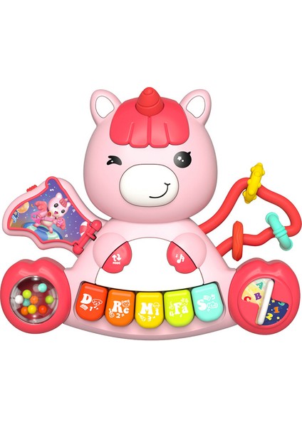 Çocuklar Bulmaca Unicorn Parmak Piyano Puzzle Erken Eğitim Oyuncak (Yurt Dışından)