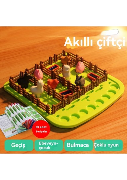Çocuk Bulmaca Erken Eğitim Çiftçiler Masa Oyunları Oyuncak (Yurt Dışından)