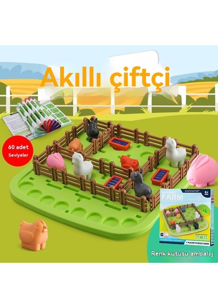 Çocuk Bulmaca Erken Eğitim Çiftçiler Masa Oyunları Oyuncak (Yurt Dışından)