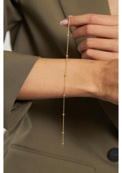 Gold Dorika Minimal Gümüş Bileklik fiyatları