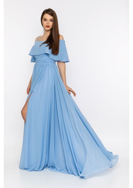 Invidia Madonna Yaka Yırtmaçlı Abiye fırsatları