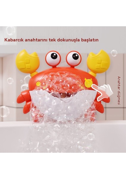 Çocuklar Su Yengeç Kabarcık Makinesi Müzik Eğitici Oyuncak (Yurt Dışından)