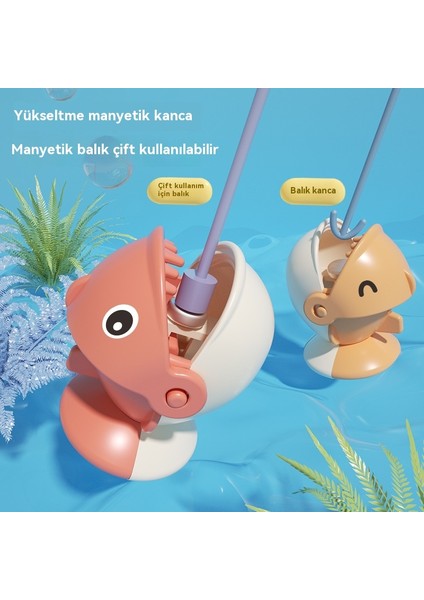 Döner Manyetik Balıkçılık Oyuncak Çocuk Bulmaca Çok Fonksiyonlu Müzik Oyuncak (Yurt Dışından)