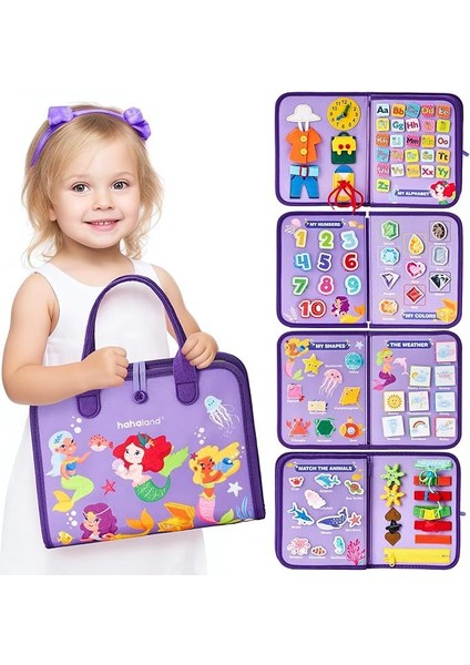 Keçe Meşgul Tahta Pansuman Kurulu Eğitici Oyuncaklar (Yurt Dışından)