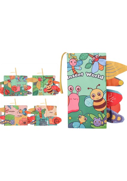 Bebek Kumaş Kitap Eğitici Oyuncak Bebek Stereo Kuyruk (Yurt Dışından)
