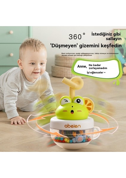 Su ve Kara Çift Kullanımlı Sevimli Tumbler Kurbağa Domuz Püskürtme Oyuncak (Yurt Dışından)