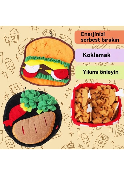 Köpek Eğitim Battaniyesi Puzzle Evcil Hayvan Koku Mat (Yurt Dışından)