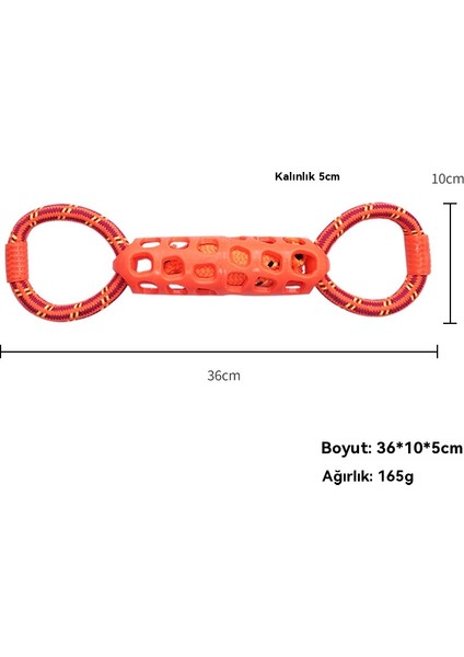 Köpek Düğüm Temiz Diş Halkası Tpr Molar Eğitici Oyuncak (Yurt Dışından)