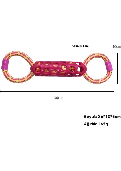 Köpek Düğüm Temiz Diş Halkası Tpr Molar Eğitici Oyuncak (Yurt Dışından)