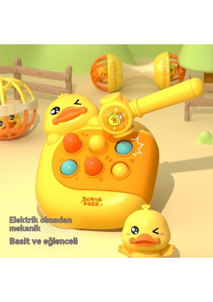 Çocuk Masaüstü Ebeveyn-Çocuk Interaktif Sarı Ördek Gopher Bebek Oyuncak (Yurt Dışından)