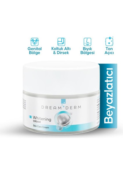 Tüm Vücut Için Cilt Beyazlatıcı ve Ton Açıcı Krem 50ML