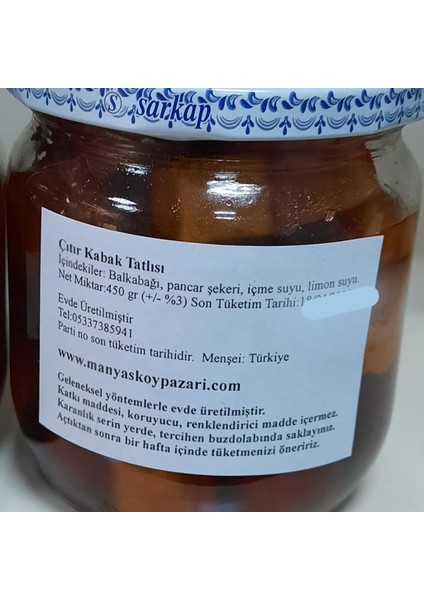Kireçte Kabak Tatlısı 470 gr fiyatları