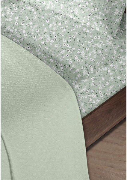 Pamuk Doria Mint Çift Kişilik Pike Takımı 200 x 230 cm
