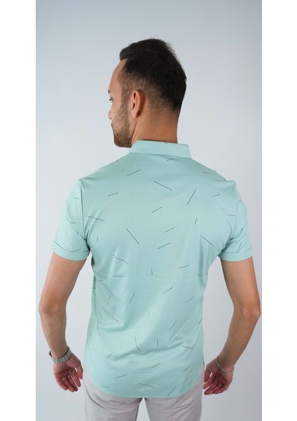 Erkek Desenli Yeşil Kısa Kol Gömlek fiyatları