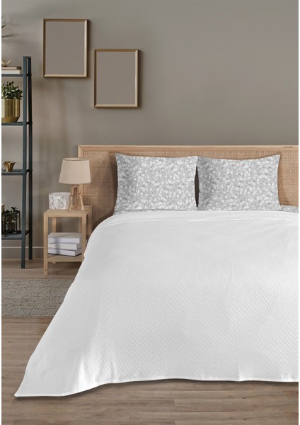Pamuk Doria Beyaz Çift Kişilik Pike Takımı 200 x 230 cm fiyatları