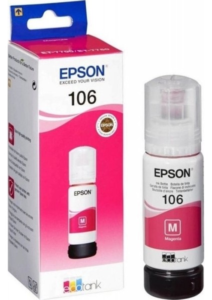 106 T00R340 Ecotank Kırmızı Kartuş Ink Bottle