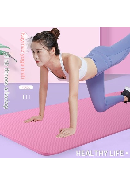 Mkjınmeı Ev Yoga Matı, Kalın Kaymayan Yoga Matı (Yurt Dışından)
