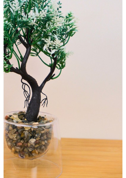 Dekoratif Çift Cıdar Saksılı Yapay Lavanta Çiçeği Beyaz 25 cm EVA-5855 C1-1-423 fiyatları