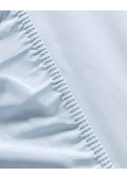 Manon Çift Kişilik %100 Pamuk Ranforce Lastikli Çarşaf Takımı - Açık Mavi modelleri