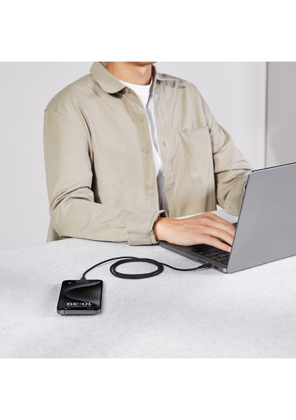 Flex Braided Örgülü Tasarımlı Type-C To Type-C Pd Data ve Şarj Kablosu 60W 1.2m Siyah indirimleri