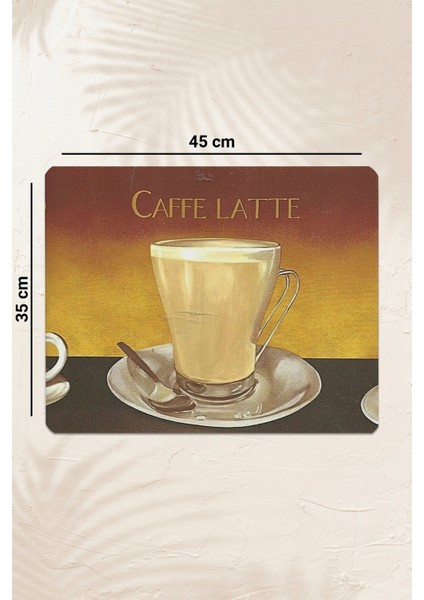 Kahve Makinesi Matı Sıvı Geçirmez Kaymaz Yıkanır Çaycı Çay Espresso Makinesi Pad 35X45CM 27250211