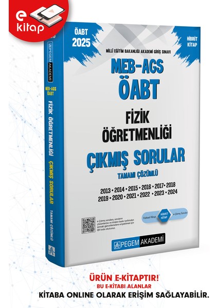 2025 Meb-Ags Öabt Fizik Öğretmenliği Tamamı Çözümlü E-Çıkmış Soru
