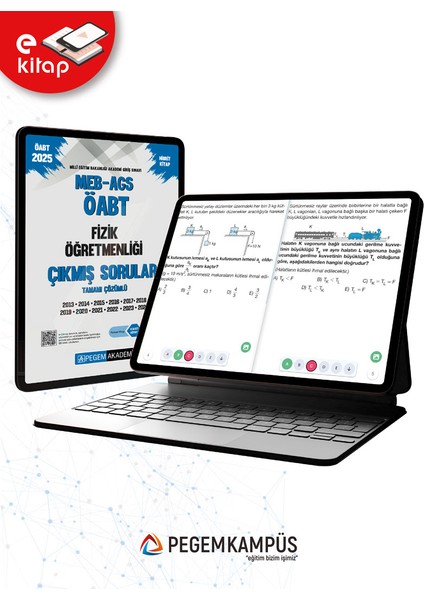 2025 Meb-Ags Öabt Fizik Öğretmenliği Tamamı Çözümlü E-Çıkmış Soru modelleri