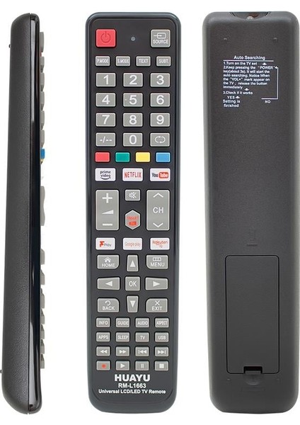 RM-L1663 Netflix-Youtube-Prime Video-Google Play Tuşlu Universal LCD LED Tv Kumandası