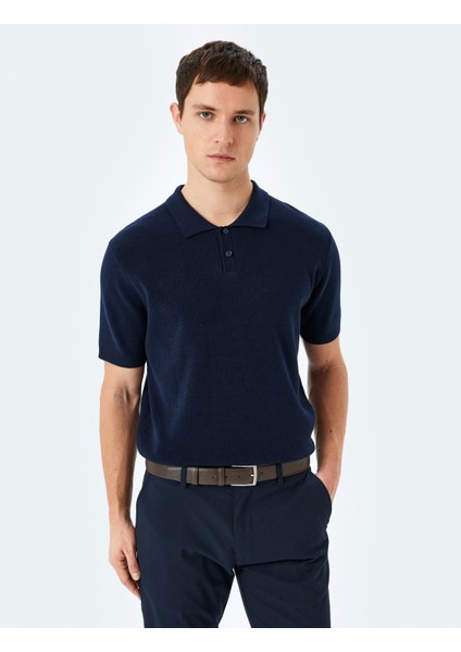 Pamuklu Basic Polo V Yaka Kısa Kollu Triko Tişört fiyatları
