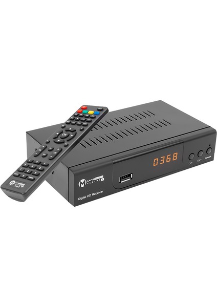 Magbox Pluton S Yeni Model Kasalı Full Hd Uydu Alıcısı Tkgsli (Scart+Hd) HDMI Kablo Dahil (4172)