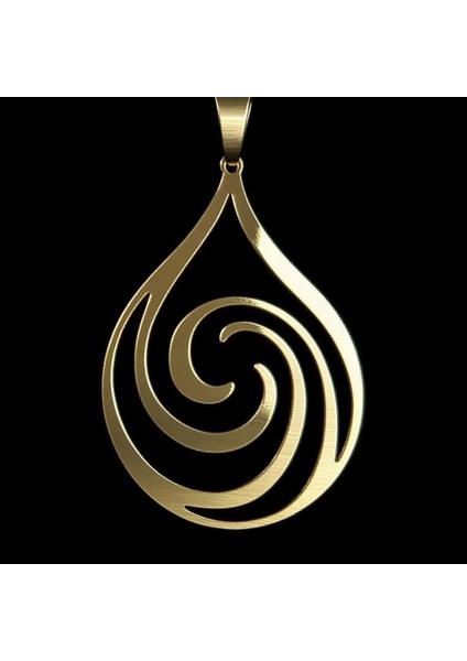 8 Ayar Altın Kolye Ucu Galaksi Spiral GM1353 1 gr