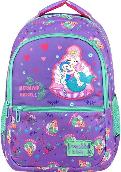 Lisanslı Unicorn Deri Nakış Desenli Ilkokul Sırt Çantası & Beslenme Çantası