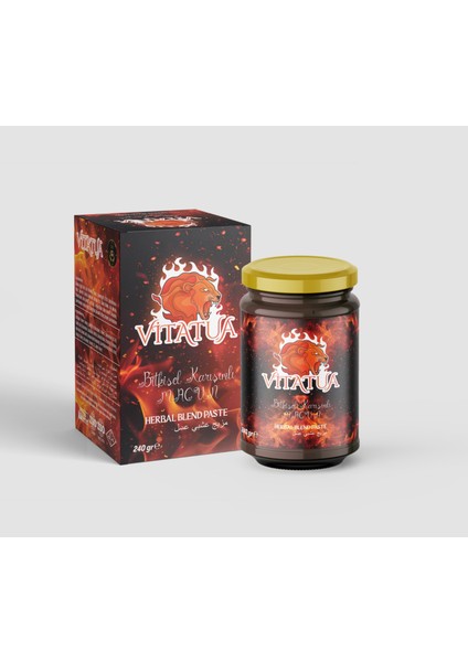 Ginsengli Kuvvet Atom Macunu Bitkisel Karışımlı 240 gr