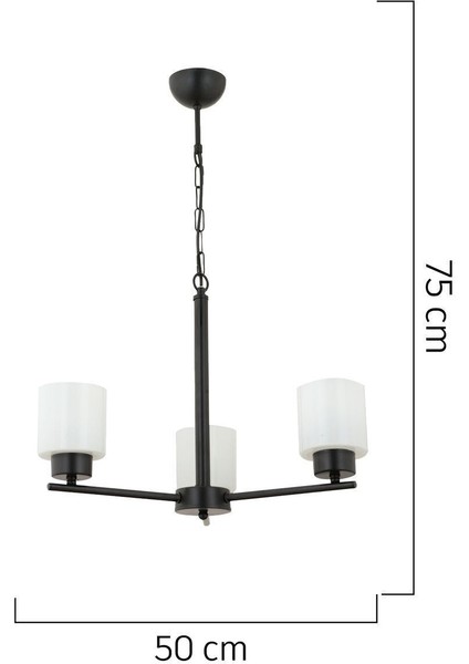 Lima 3 Kollu Modern Yatak Odası Mutfak Salon Avize modelleri