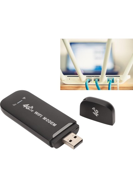 Taşınabilir 4g Lte Kablosuz USB 150MBPS Modem Wifi Adaptörü Yönlendirici Wifi Adaptörü