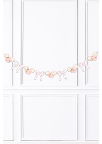 Pembe Fare Banner Duvar Süsü fiyatları