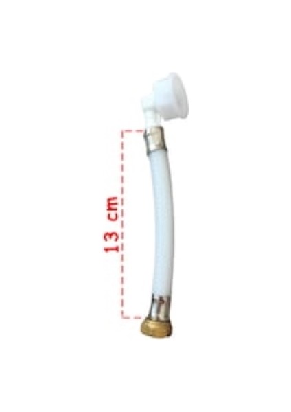 Gömme Rezervuar Flex Hortum 3/8-1/2 13CM