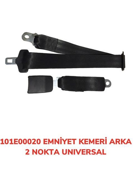 Emniyet Kemeri Arka 2 Nokta Statik Universal 11