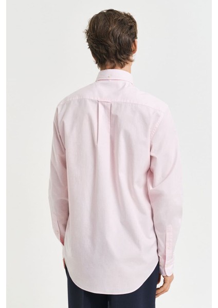 Erkek Regular Fit Klasik Poplin Gömlek - Açık Pembe fiyatları
