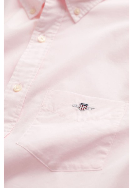 Erkek Regular Fit Klasik Poplin Gömlek - Açık Pembe indirimleri