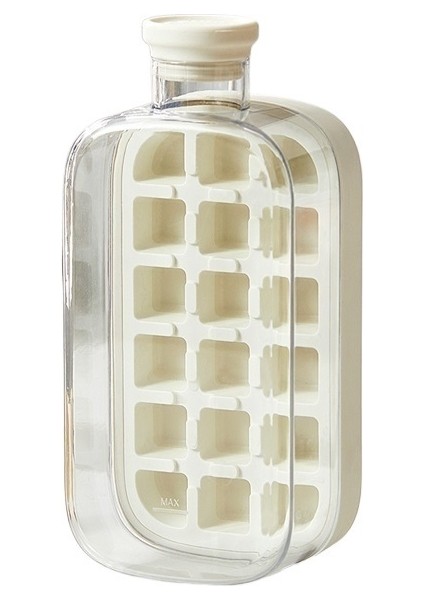 Buz Küpü Kalıbı Buz Presleme Eseri Kapaklı Gıda Sınıfı Buz Kutusu Kapasitesi 800ML (Yurt Dışından)